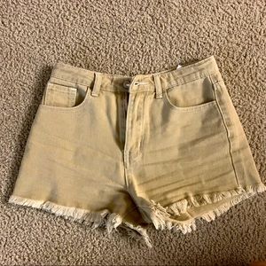 Khaki/Shorts/Womens/